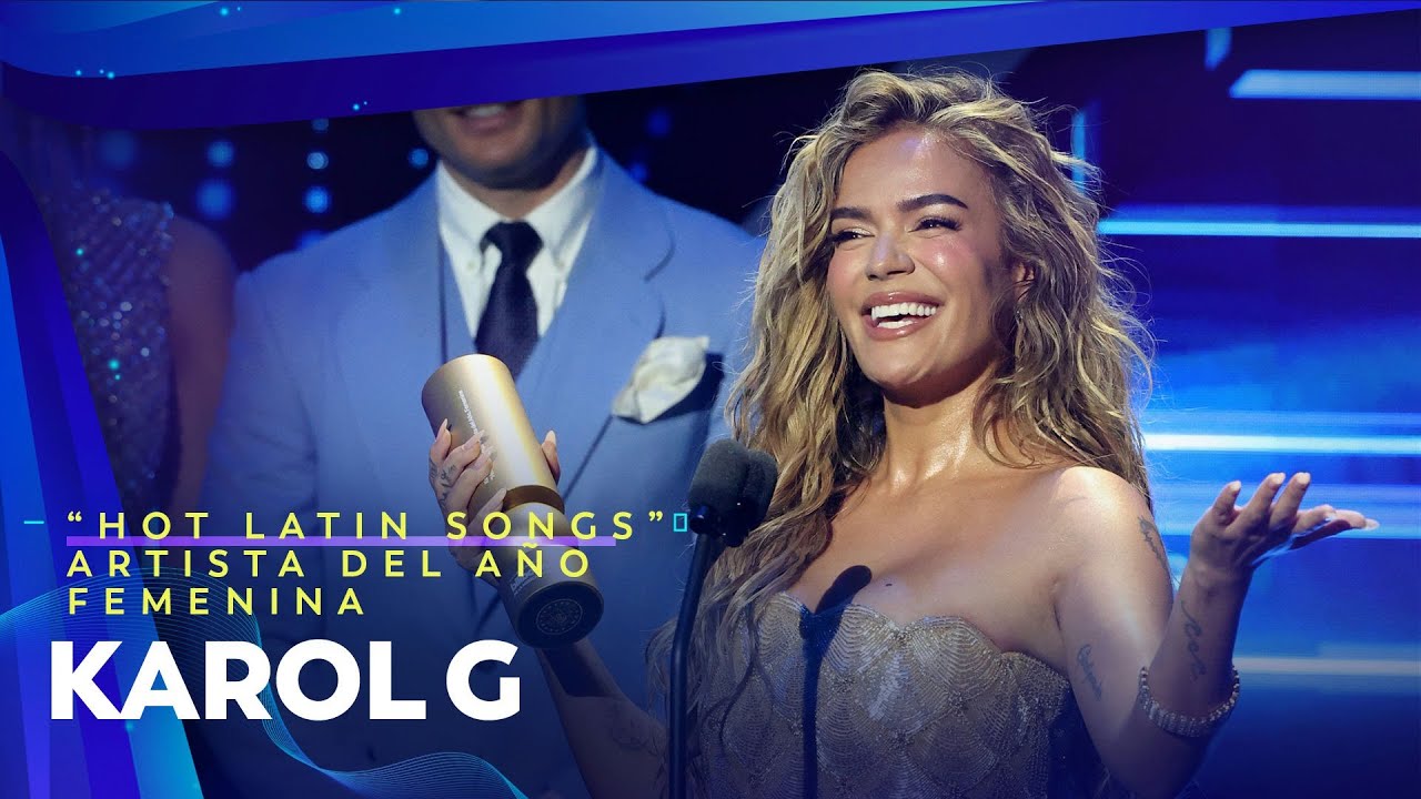 Karol G gana 'Hot Latin Songs' Artista del Año Femenina | Premios Billboard de la Música Latina 2025
