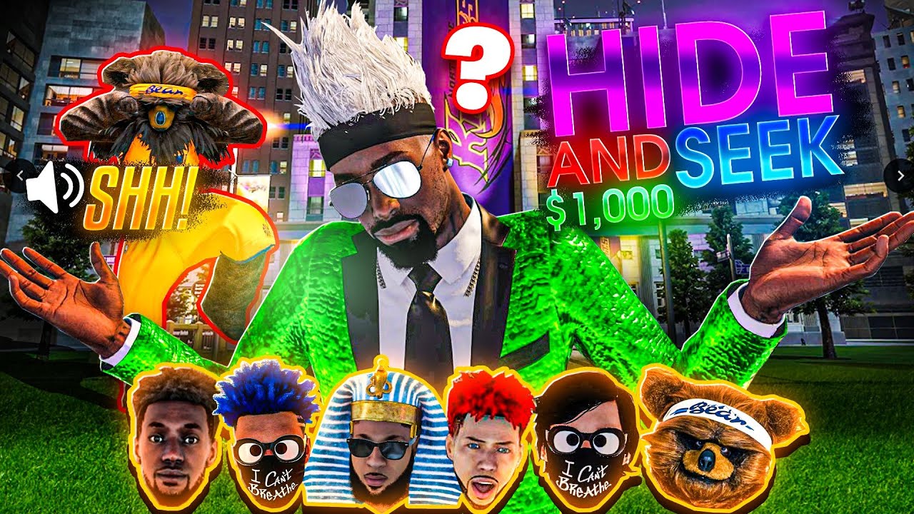 DF PLAYS NEW $1,000 HIDE & SEEK GAME MODE in NBA 2K21 NEXT-GEN! *CRAZY* ON TOP OF CITY HIDING SPOTS!