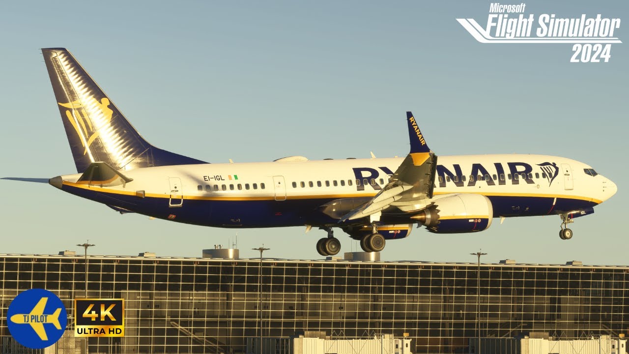 [MSFS 2024] iFly 737 Max 8-200 Ryanair | London to Cork | VATSIM Full flight | 4K Ultra HD