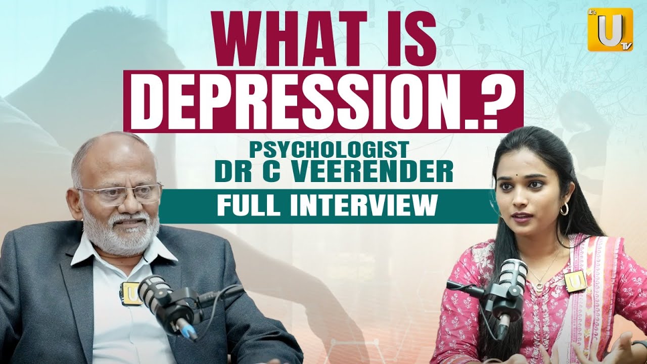 Psychologist Dr C Veerender about How to get out of depression | Talks With Daksh | Its UTV Talks