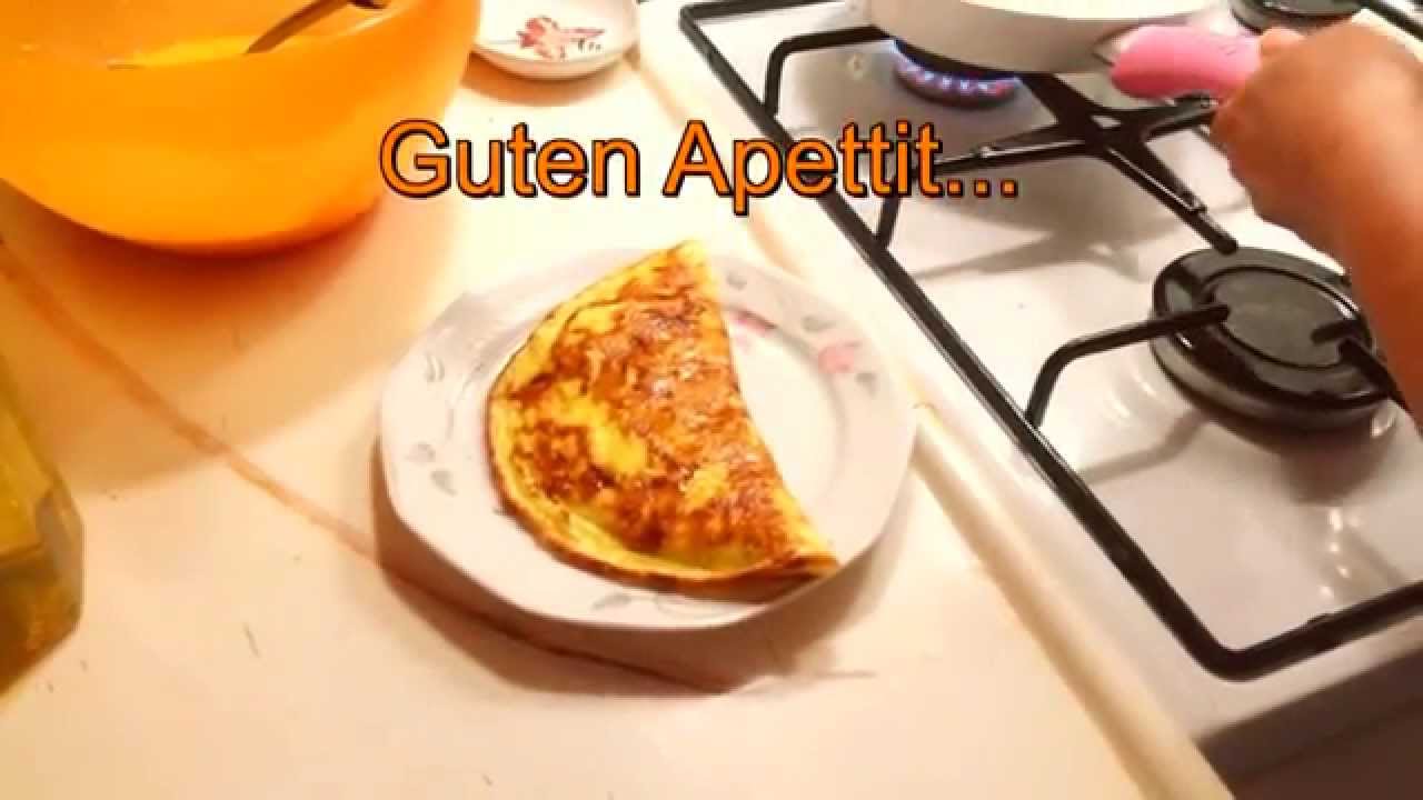 K&auml;se Omelett,  t&uuml;rkisches Eier-Rezept, Eiergericht Omlett, Omlet CANANS REZEPTE