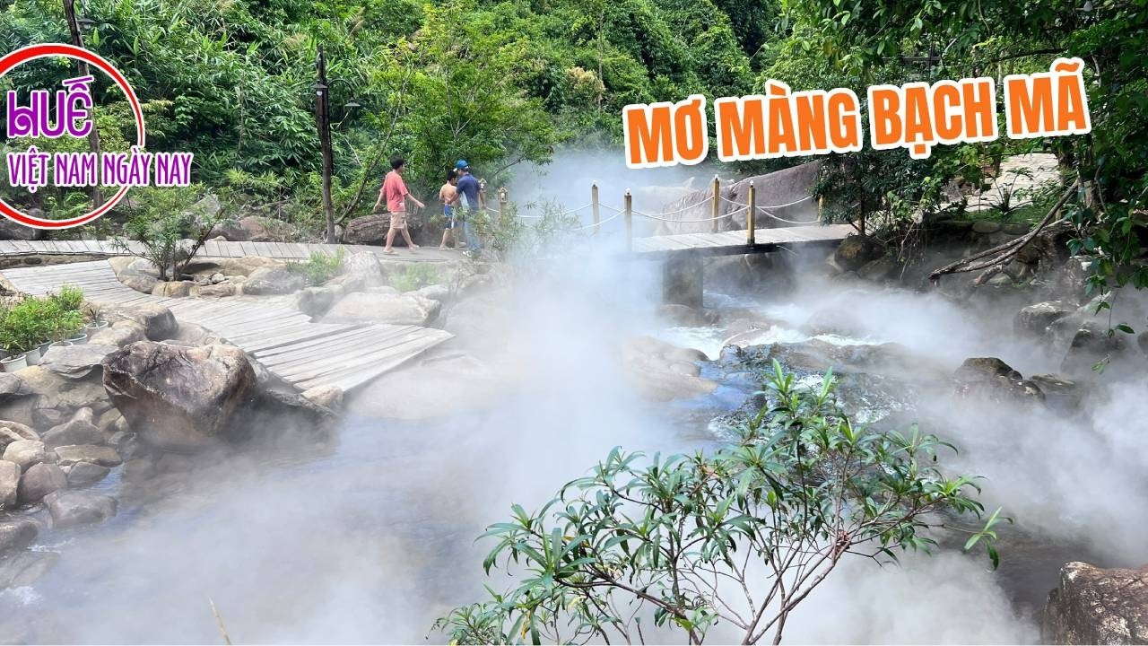 Vẻ đẹp như chốn bồng lai tiên cảnh ở Huế ẩn mình trong núi Bạch Mã - Thác Trượt suối Hồ Điệp