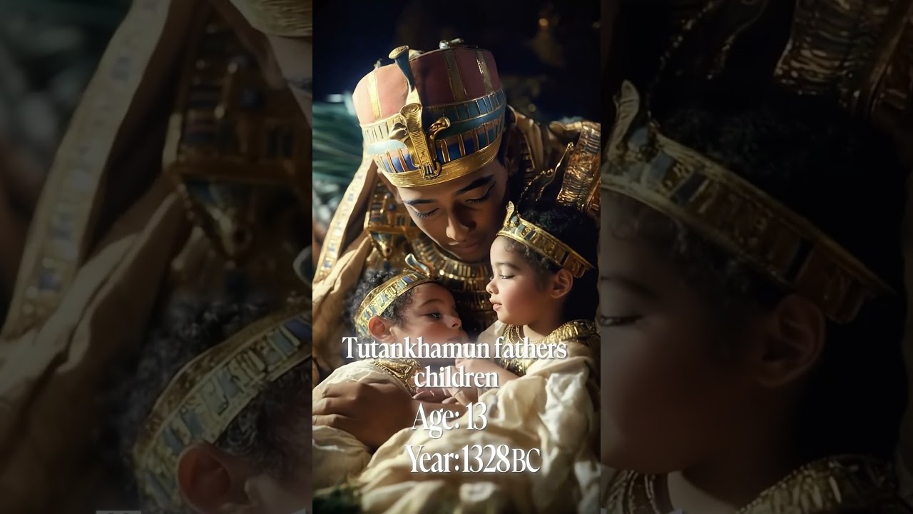 The Evolution of Tutankhamun🛕#evolution #history #ai #egypt #tutankamon