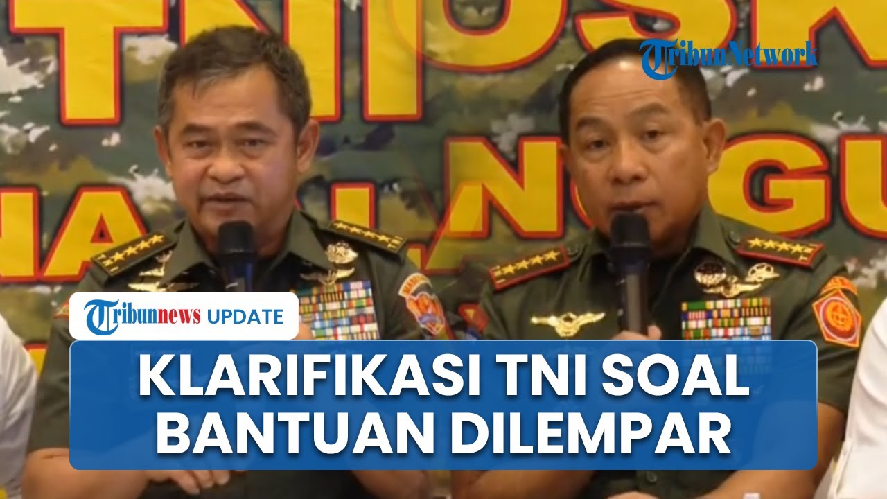 Panglima TNI hingga KSAD Klarifikasi soal Viral Video Bantuan Bencana Sumatera Rusak seusai Dilempar