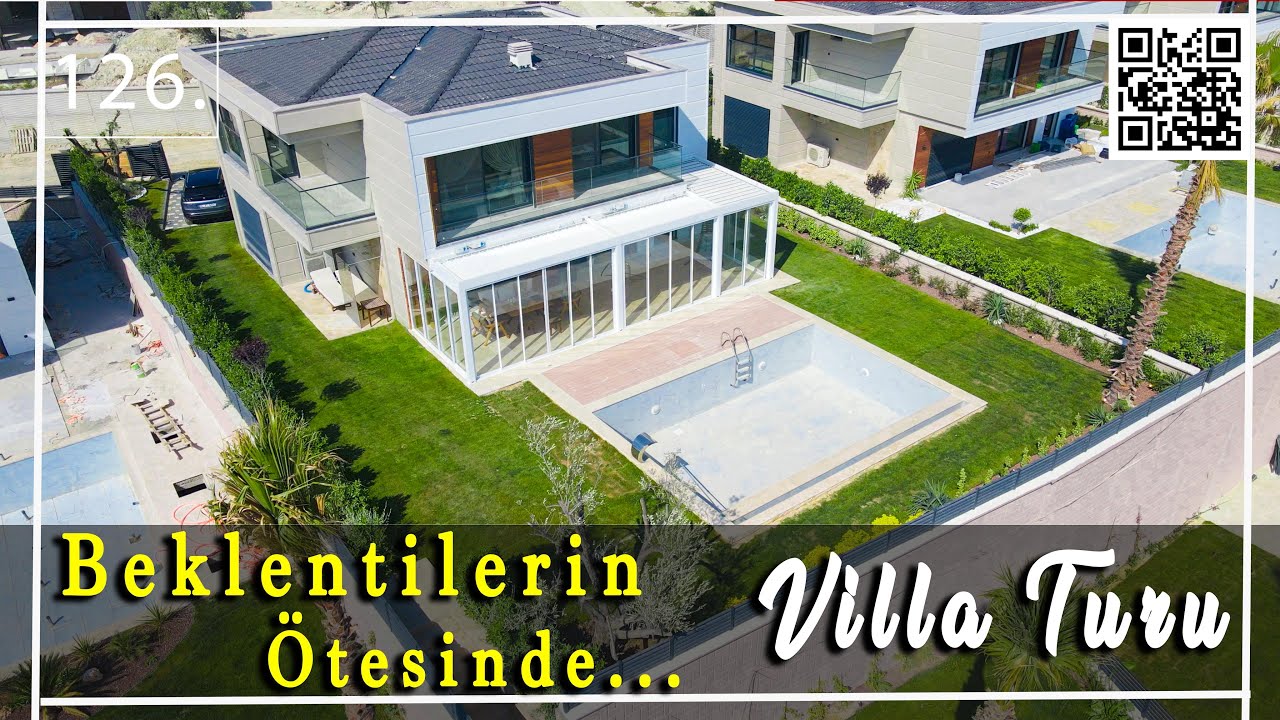 HAYALLERİNİZE AÇILAN KAPI BURADA Satılık Havuzlu Villa Ev Turu Kuşadası