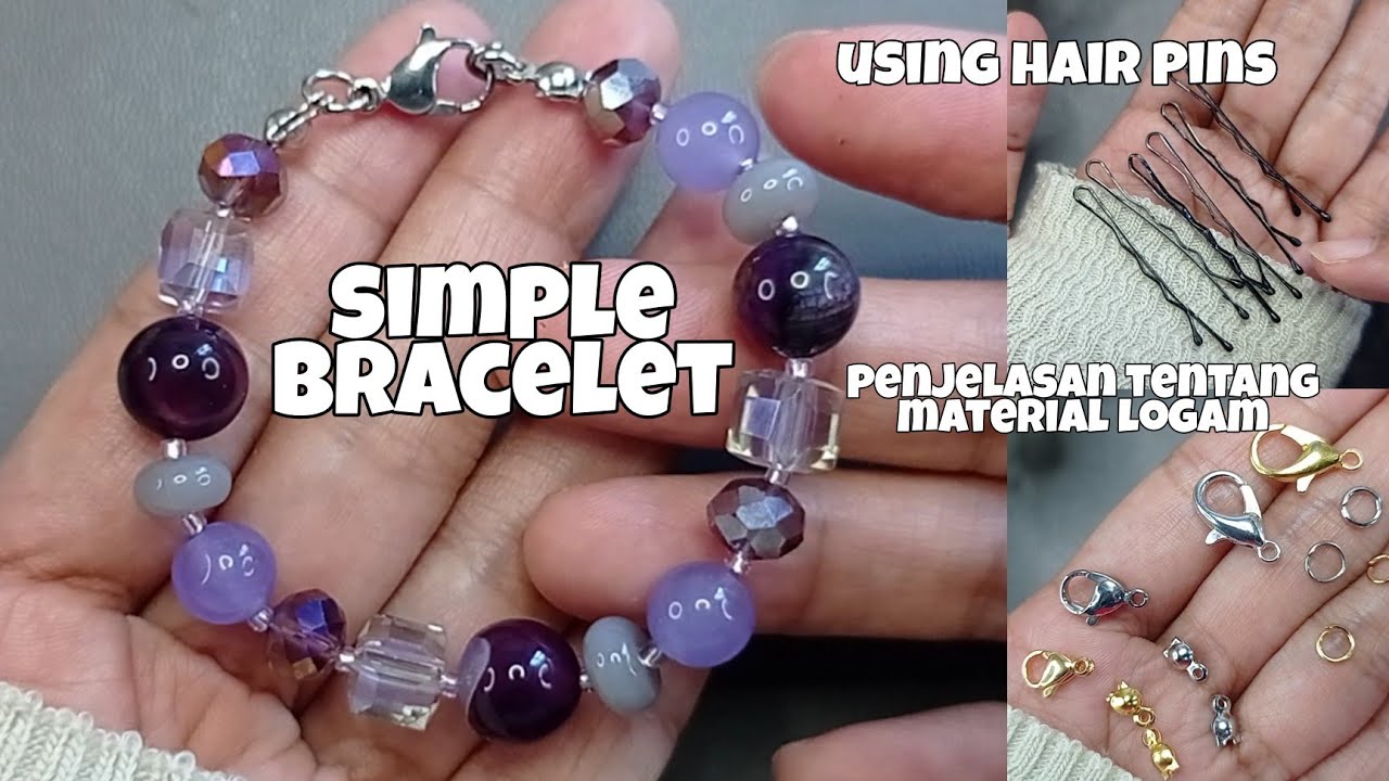 DIY Easy Jewelry Making - Beaded Bracelet Tutorial Easy - DIY Simple Bracelet