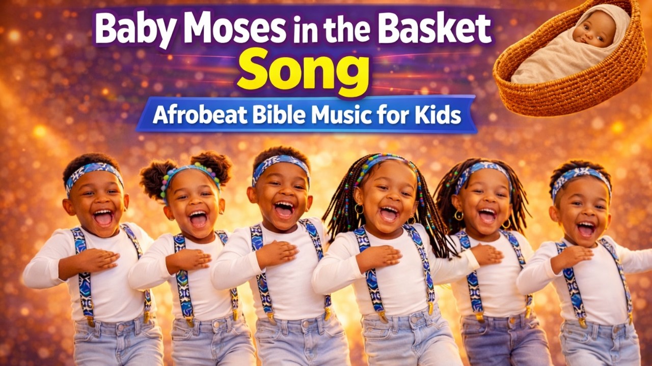 Baby Moses in the Basket Song | Afrobeat Bible Music for Kids