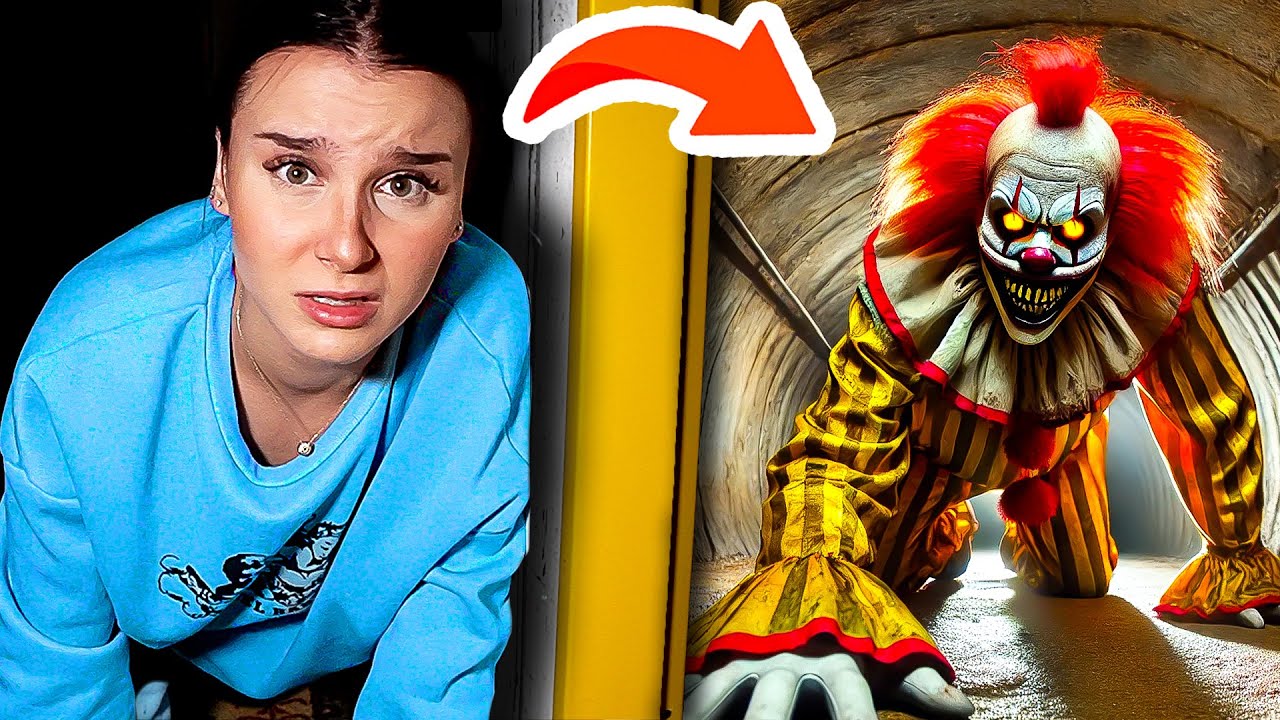 HORROR CLOWN Tunnel gefunden ! 😰🎈(Er ist nicht alleine) - Celina