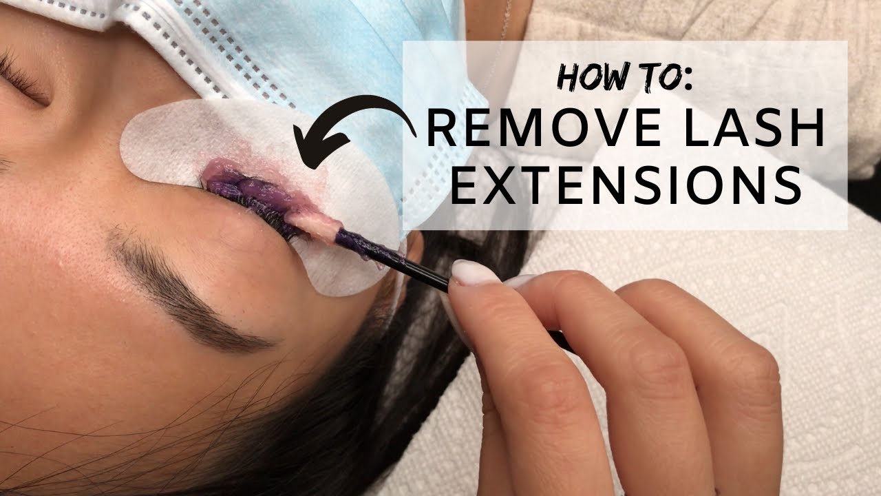 Best Way to Remove Lash Extensions (For Lash Artists)