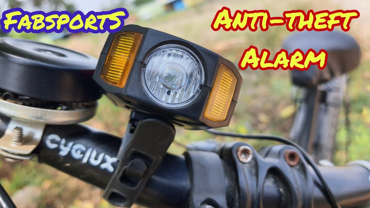 Fabsports Bike/Bicycle Lights || Speedometer || Anti-theft Alarm Mode || Avon Fat Bike