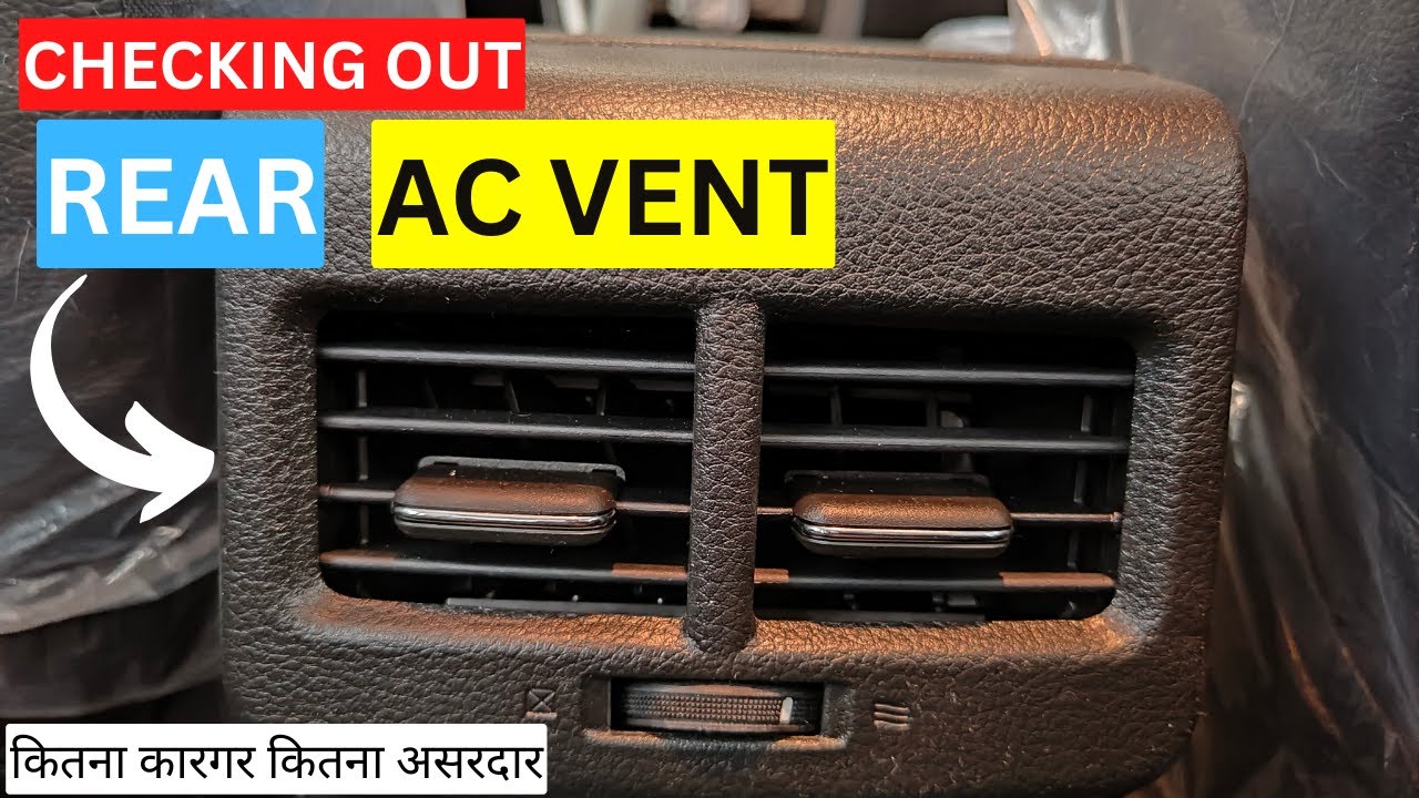 CHECKING OUT BREZZA'S REAR AC VENT | कितने काम का