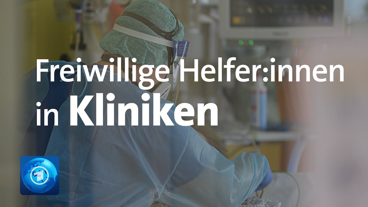 Entlastung in der Corona-Pandemie: Freiwillige helfen in Krankenhäusern