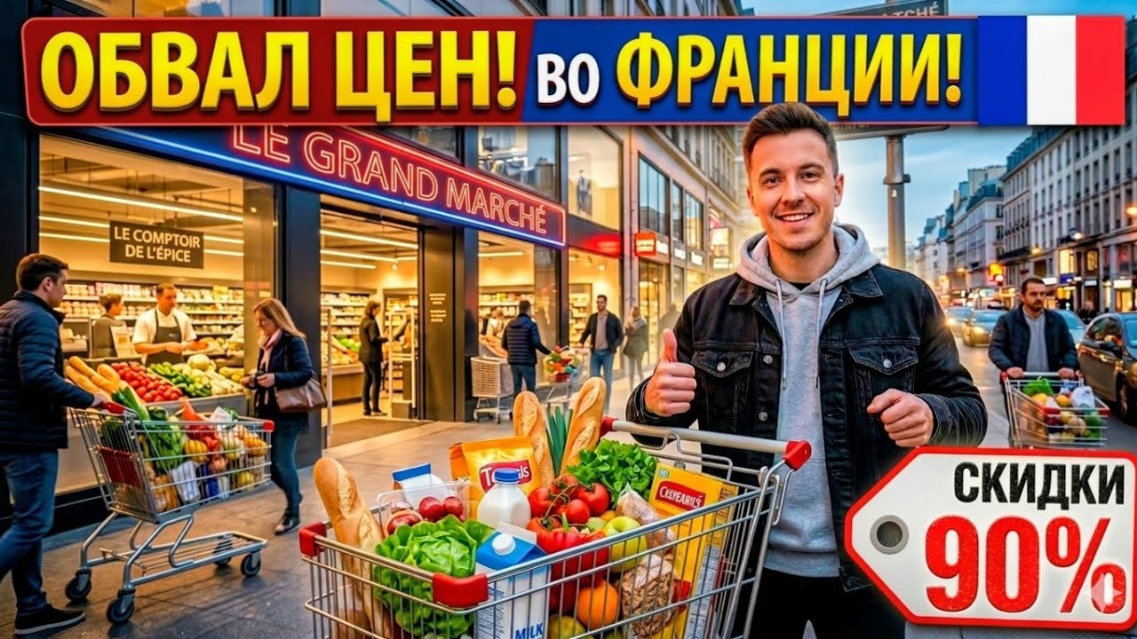 ​ШОК ЦЕНЫ во Франции! Продукты почти ДАРОМ.💥🇫🇷