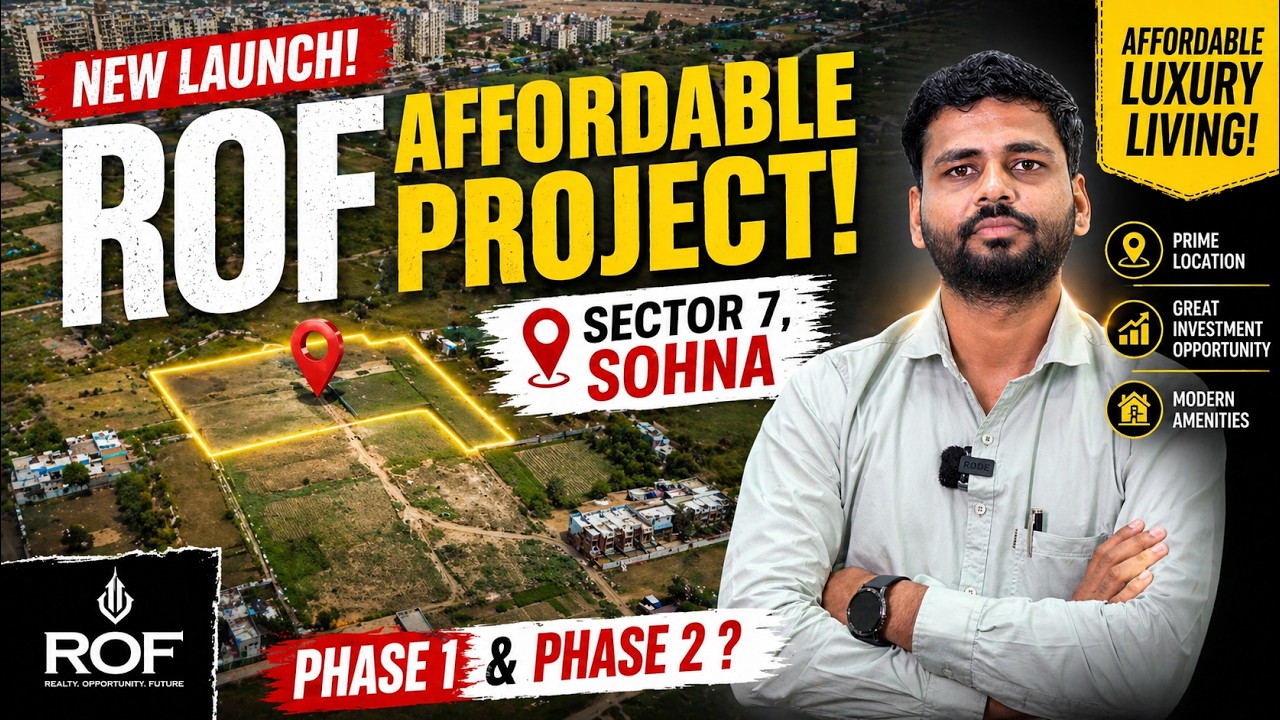 ROF Antares Sector 7 Sohna New Affordable Housing Launch | Site Visit, Price & All Details