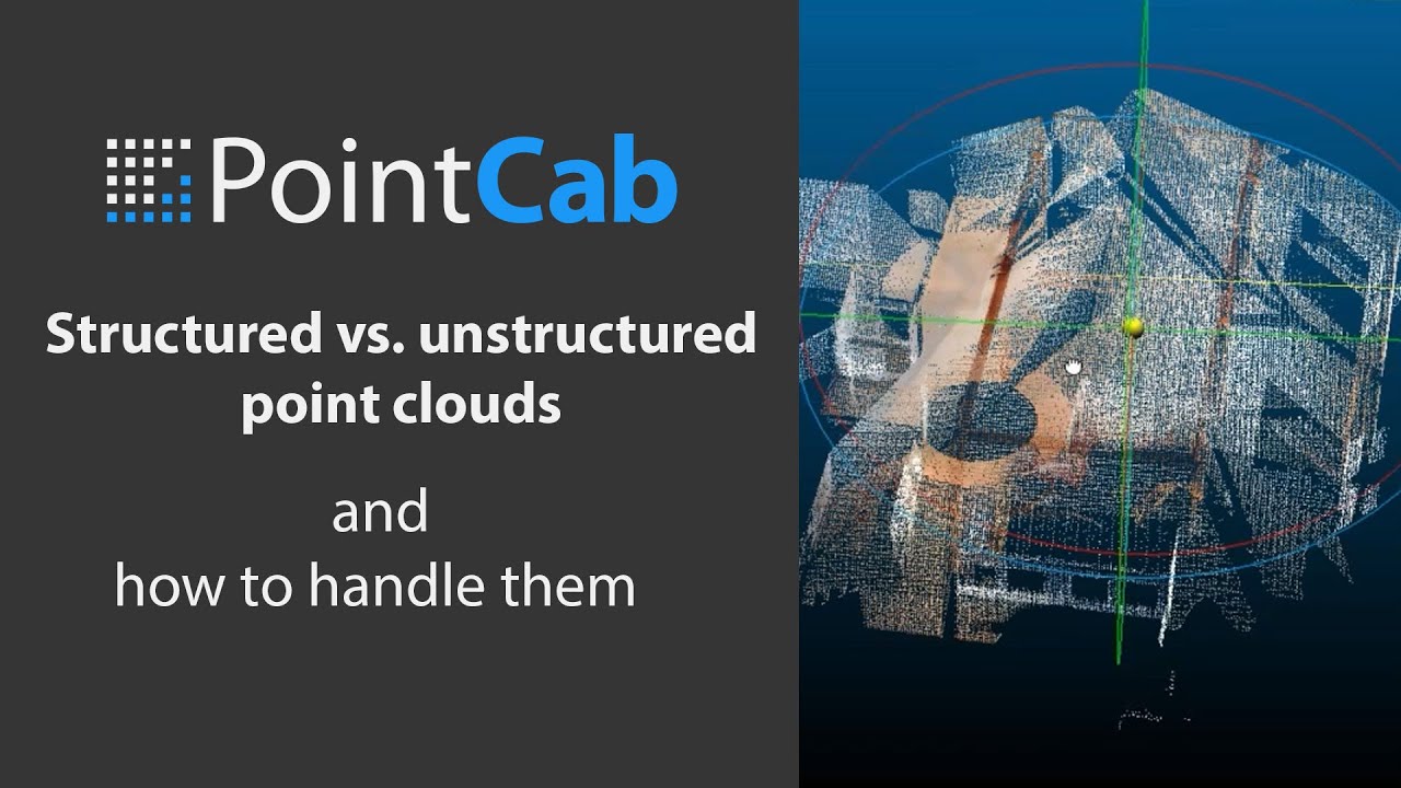 Structured vs. unstructured point clouds and how to handle them