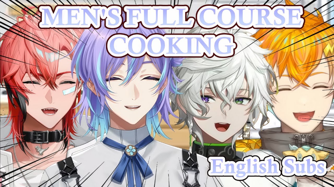 【Eng Sub】Off-Collab  Cooking【Hoshirube Sho/Murakumo Kagetsu/Akagi Wen/Usami Rito】【Nijisanji/にじさんじ】
