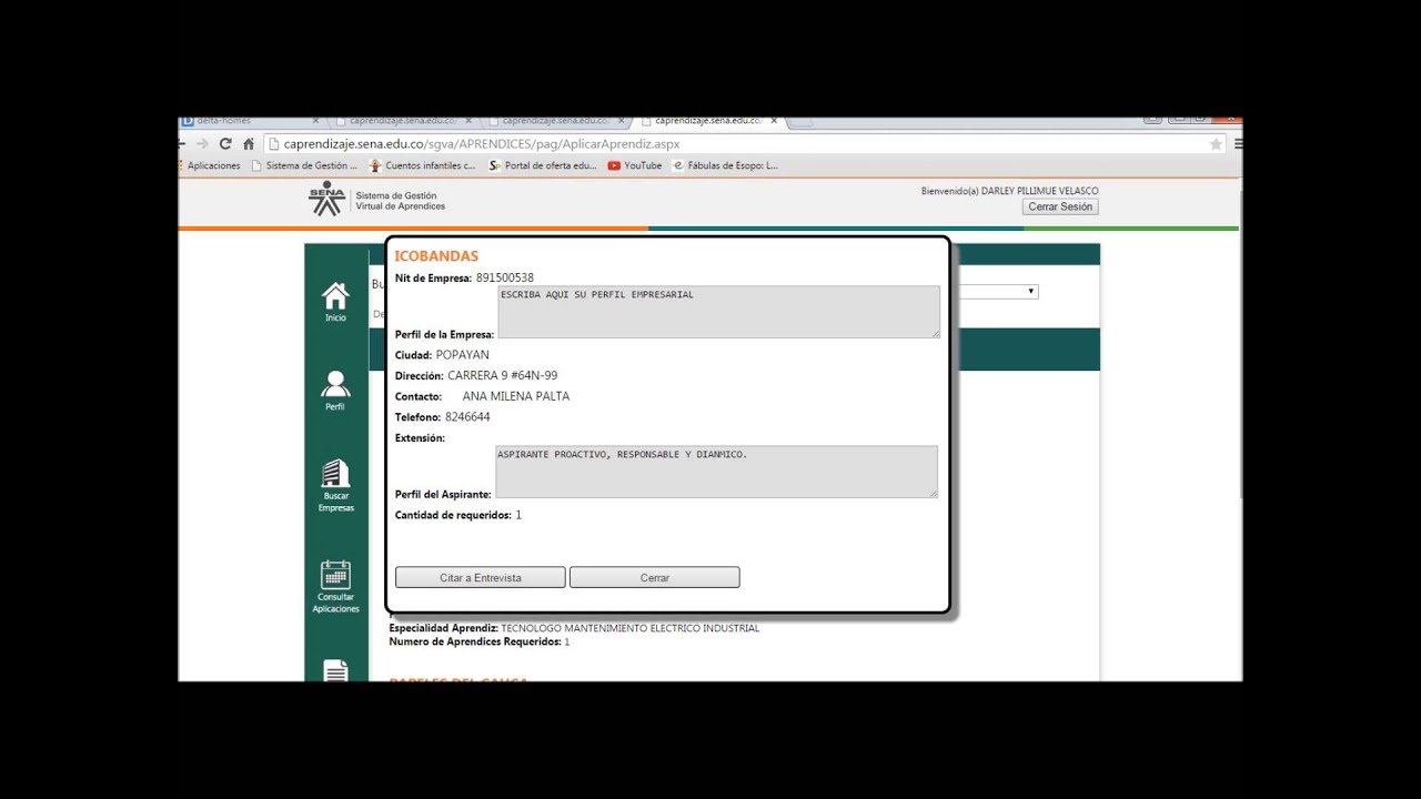 Tutorial manejo SGVA Sistema de gestión virtual de aprendices