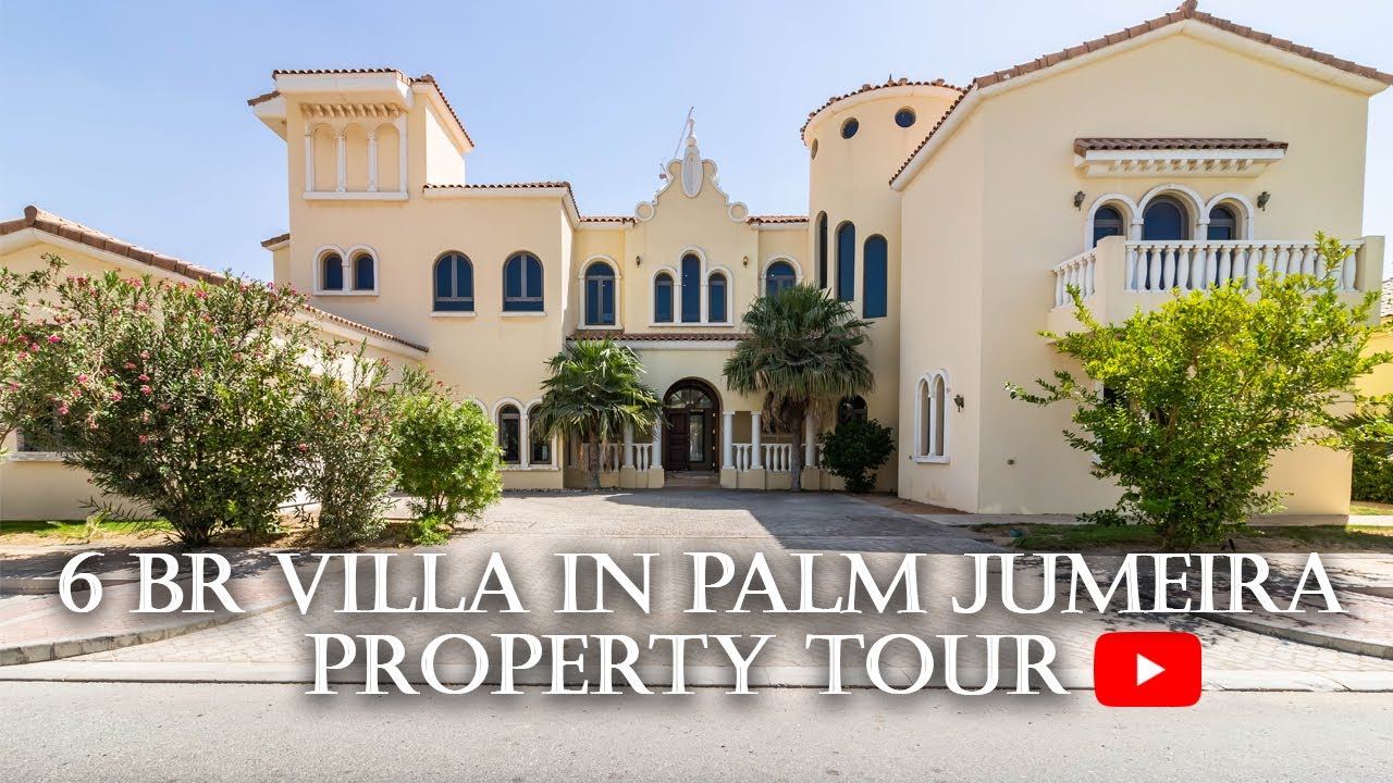 6 Bedroom Spacious Villa In Palm Jumeirah, Dubai I Facing Full Sea View And Marina I Property Tour