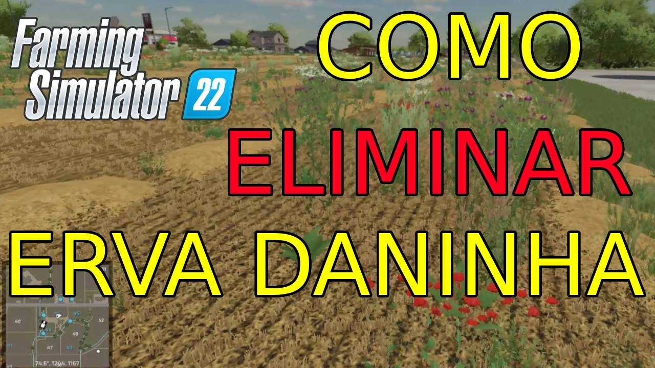 Como tirar Erva Daninha no Farming Simulator 22