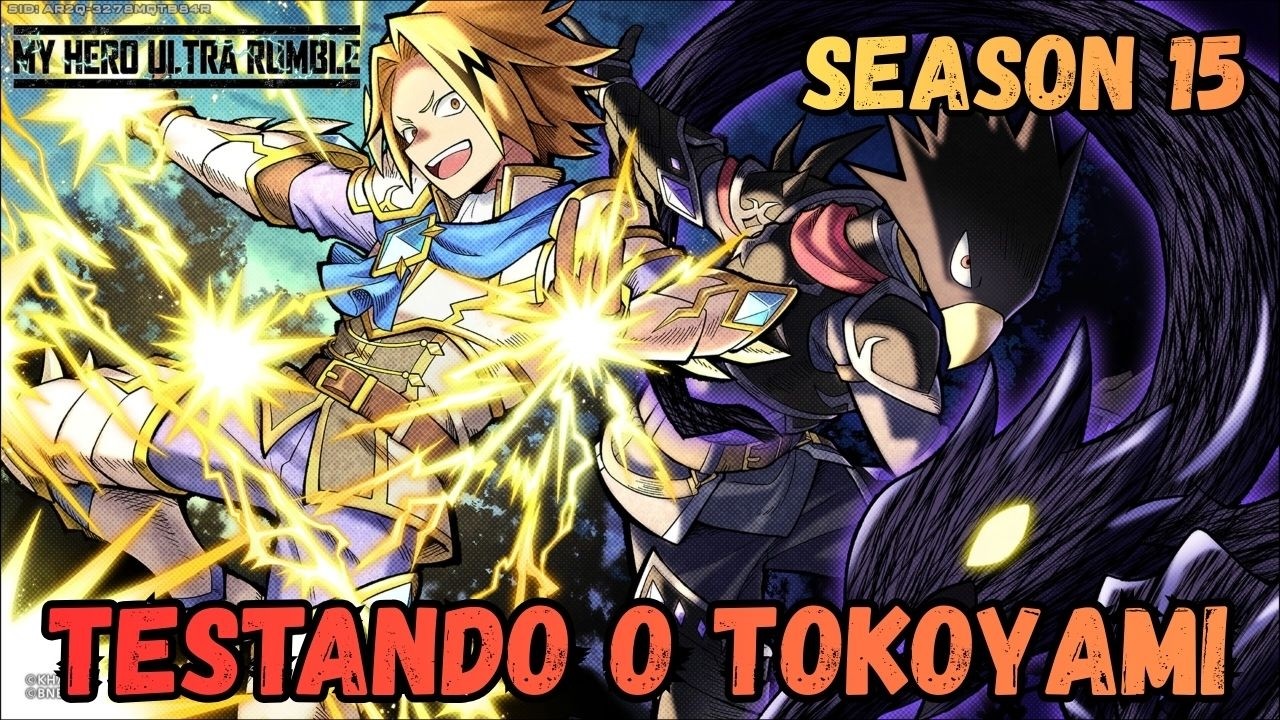 LIVE DE MY HERO ULTRA RUMBLE! 🔥 Season 15 | Novo Mapa + Testando o Tokoyami 🎮