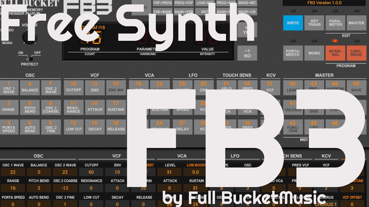 Free Synth - FB3 by Full Bucket Music (No Talking)