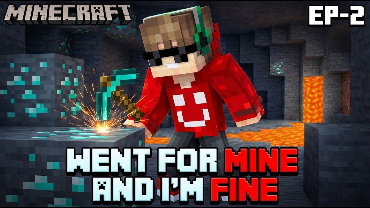Went Mining and Found OP Loot! | Minecraft Survival || SOLO EMPIRE|| In Telugu By DPUGAMER