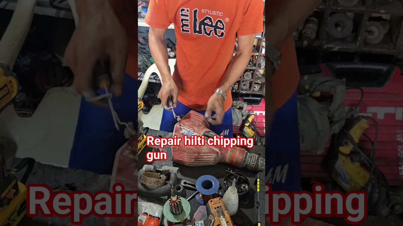 #Ремонт отбойного молотка Hilti #подрядчик #строительнаякомпания #строительство #ремонтнаямастерс...