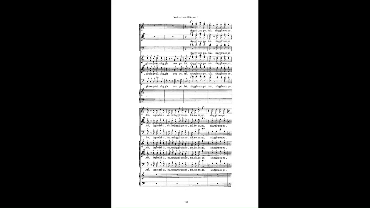 Verdi Luisa Miller highlights: Moffo, Bergonzi, Verrett, MacNeil (with score) PART 1