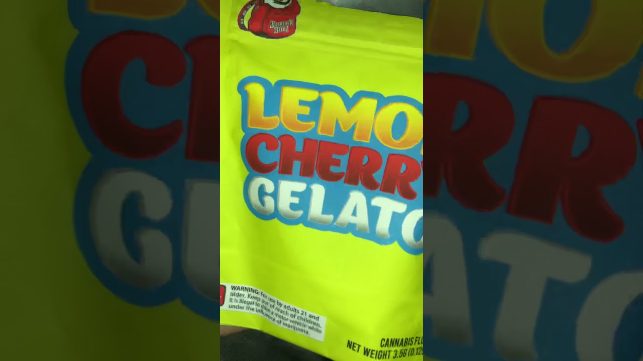 BackpackBoyz Lemon Cherry Gelato from Cookies Store in Portland Oregon !