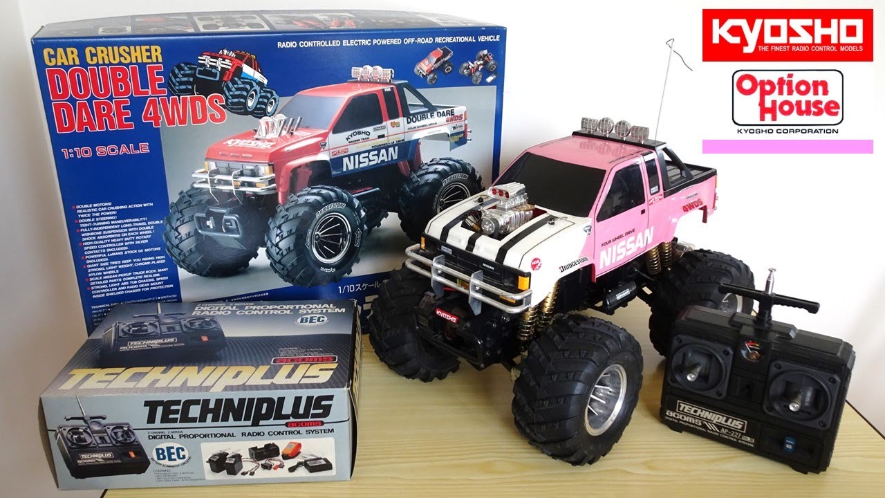 Kyosho Double Dare 4WDS 1:10 Scale RC Car Crusher - Retro Review