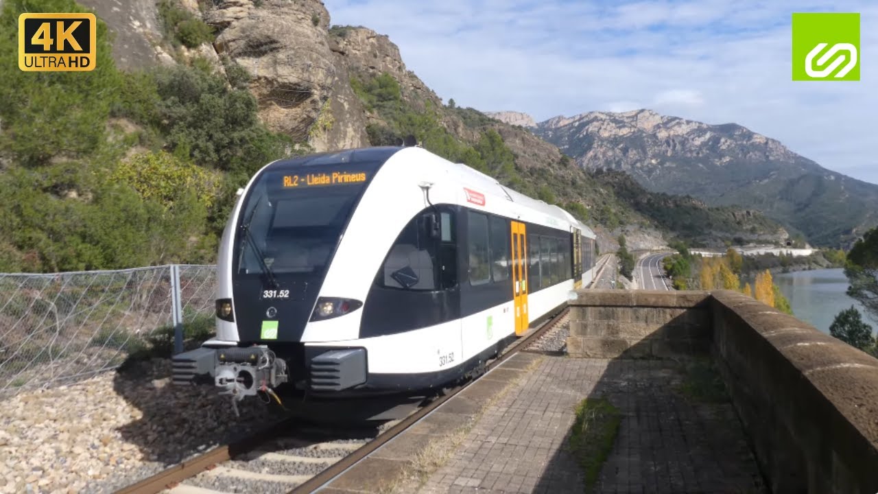 Automotor Stadler FGC 331.02 per Àger amb destinació RL2 Lleida-Pirineus, 2-11-2024