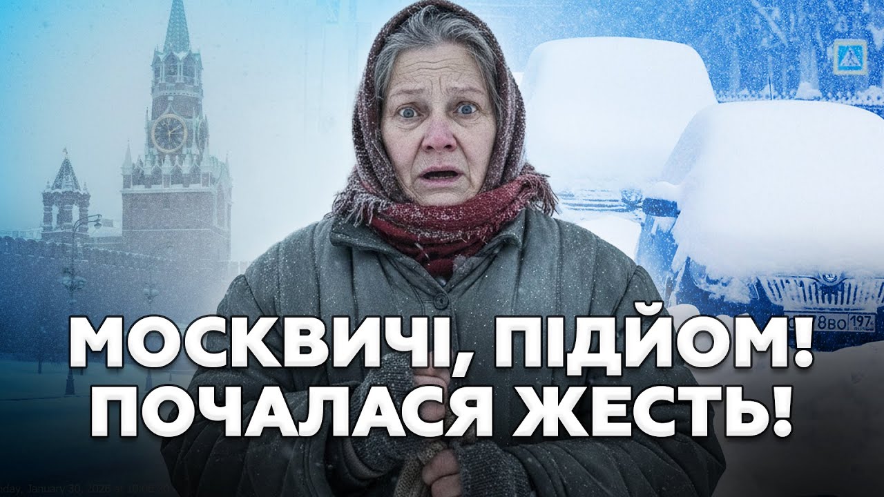 😱ПРЯМО ЗАРАЗ! Кінець світу в МОСКВІ. Росіяни НАЖАХАНІ: не можуть ВИБРАТИСЯ З БУДИНКІВ. ЦЕ АРМАГЕДОН