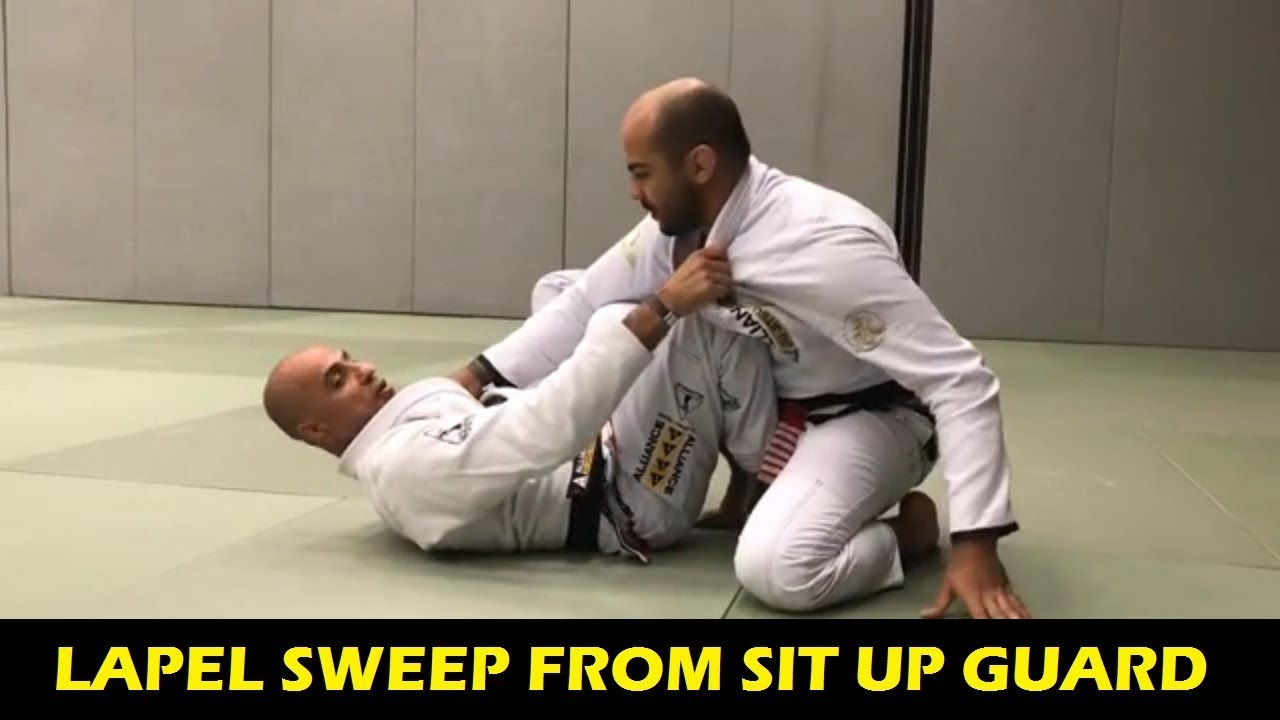 Lapel Sweep From Sit Up Guard by Alexandre 