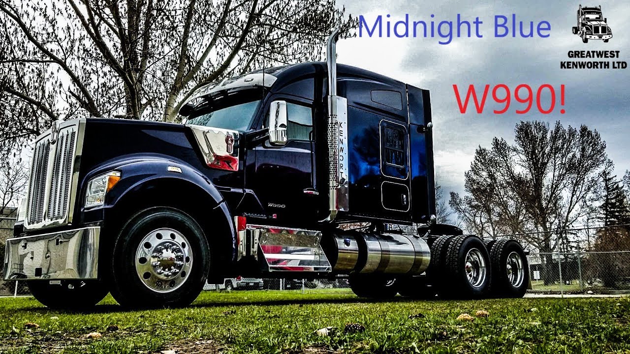 STOCK 2020 MIDNIGHT BLUE KENWORTH W990 FINALLY ARRIVED HEAVY SPEC