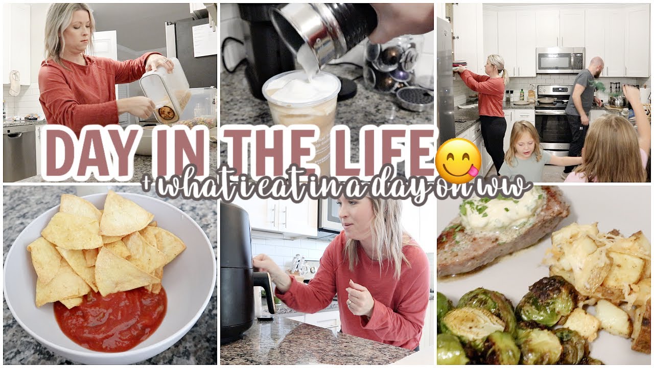 DAY IN THE LIFE VLOG + WHAT I EAT IN A DAY ON WW | SPEND THE DAY WITH US!
