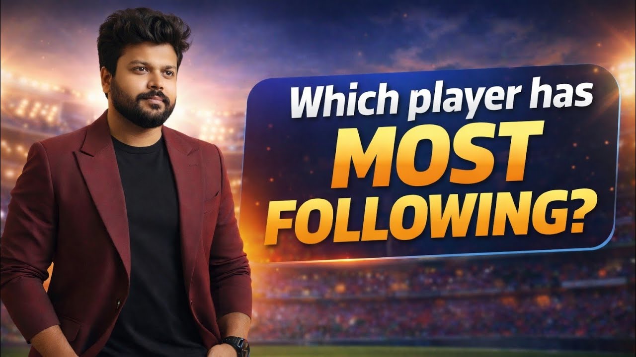 vlogs with bilal is live / Which player has most following?