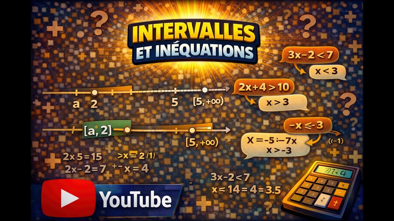 3.5 Intervalles et inéquations