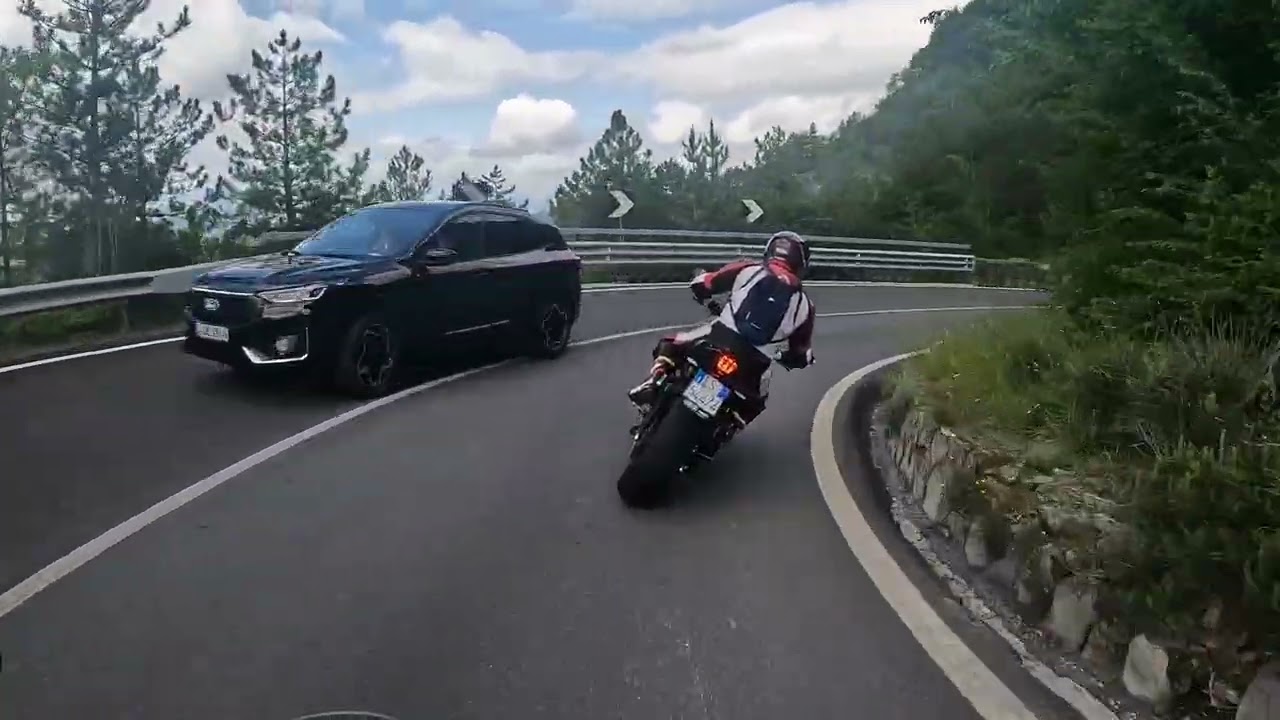 Discesa passo del muraglione 1 parte