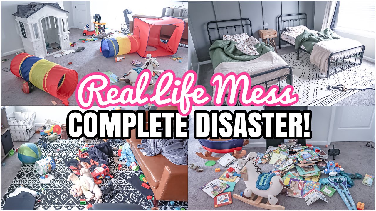 REAL LIFE MESS | COMPLETE DISASTER CLEANING | ACTUAL MESS | MESSY HOUSE TRANSFORMATION