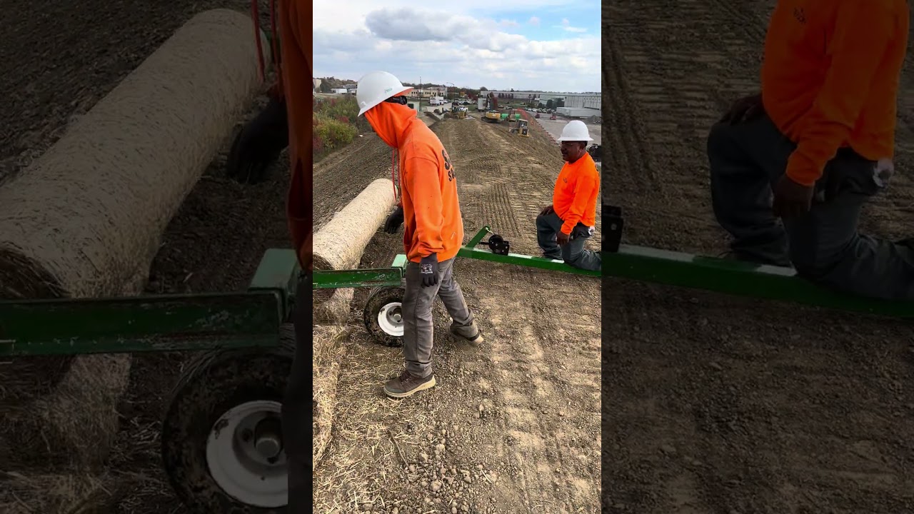 Smarter not harder. Erosion control, sustainable landscaping in action!