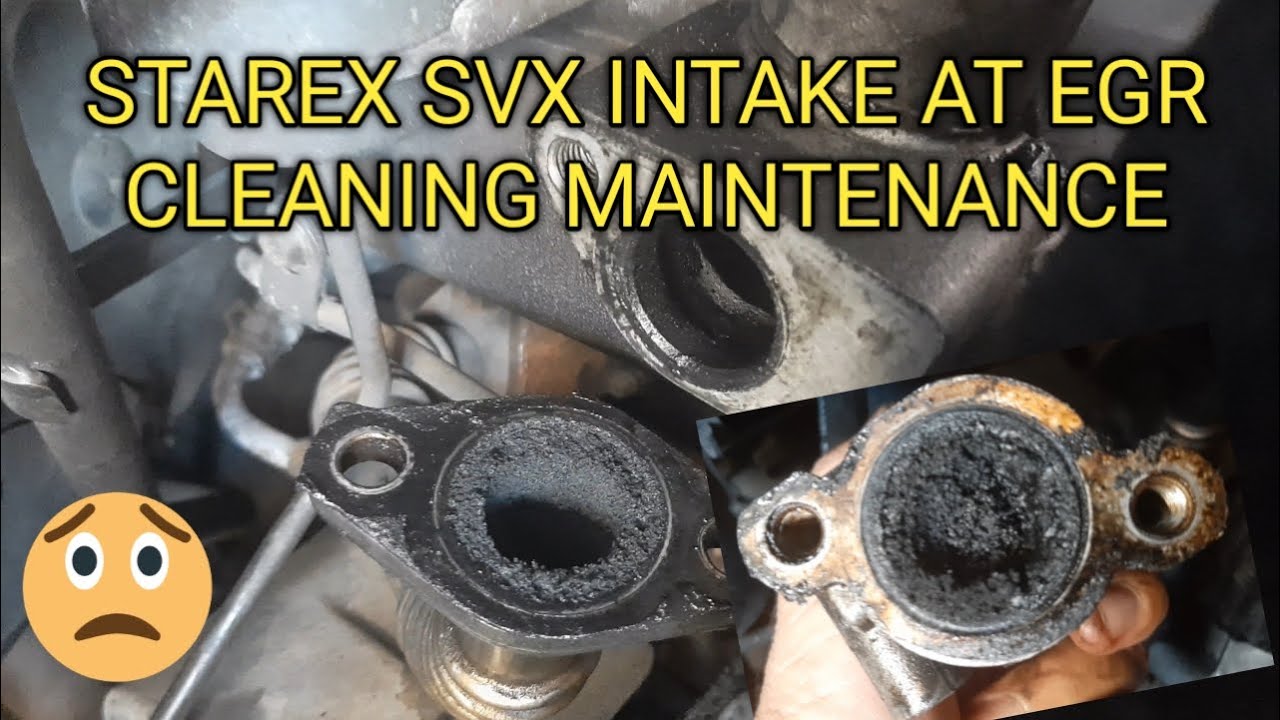 STAREX SVX INTAKE AT EGR CLEANING MAINTENANCE #starex #svx #egr