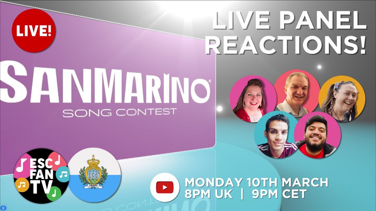 ESC Fan TV - San Marino Song Contest Final - Live Panel Reactions - Eurovision 2025 Basel - ESC2025