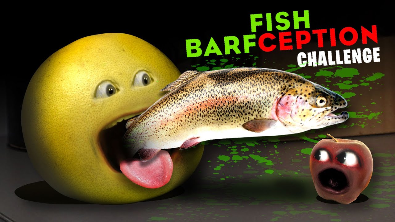 Annoying Orange - Fish Barfception Challenge! #Shocktober