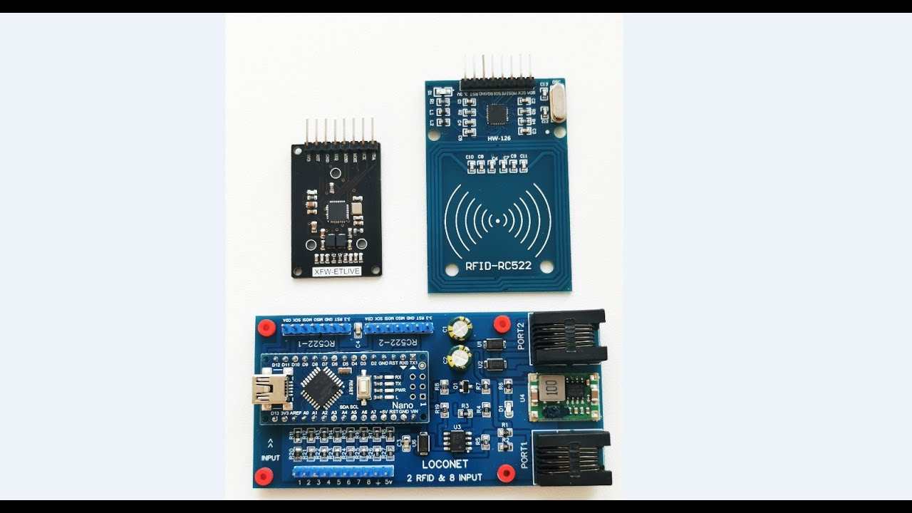 Модуль обратной связи Loconet 2RFID + 8 input Digital Train