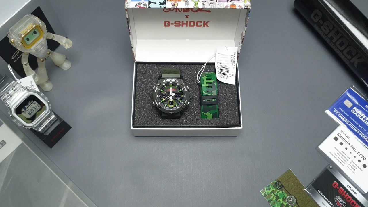 Unboxing & Review Casio G-Shock GA-2000GZ-3A (indonesia)