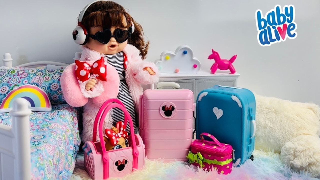 BABY ALIVE SOFIA ARRUMA AS MALAS PARA VIAJAR PARA DISNEY