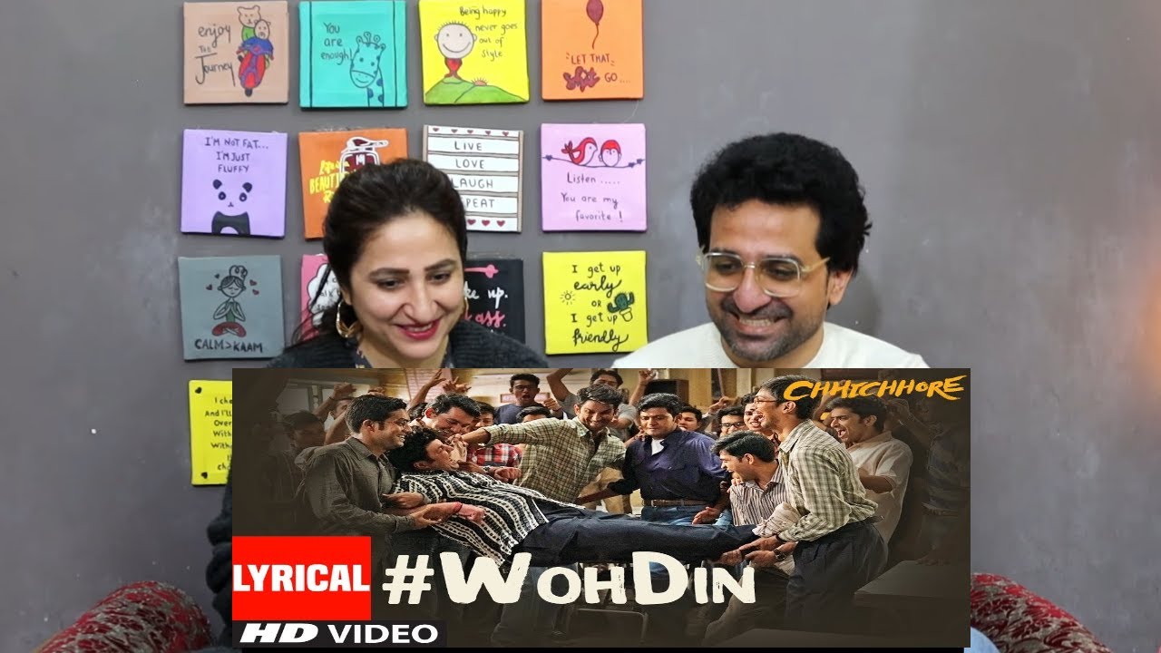 Pakistani REACTS TO ARIJIT SINGH: Woh Din Lyrical | Chhichhore | Sushant, Shraddha | Pritam, Amitabh
