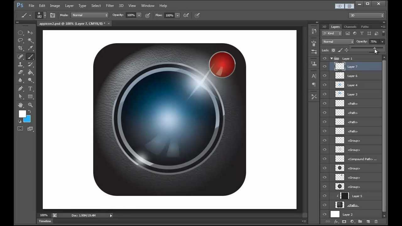 Учебное пособие по дизайну иконок приложений iOS в Illustrator CS6