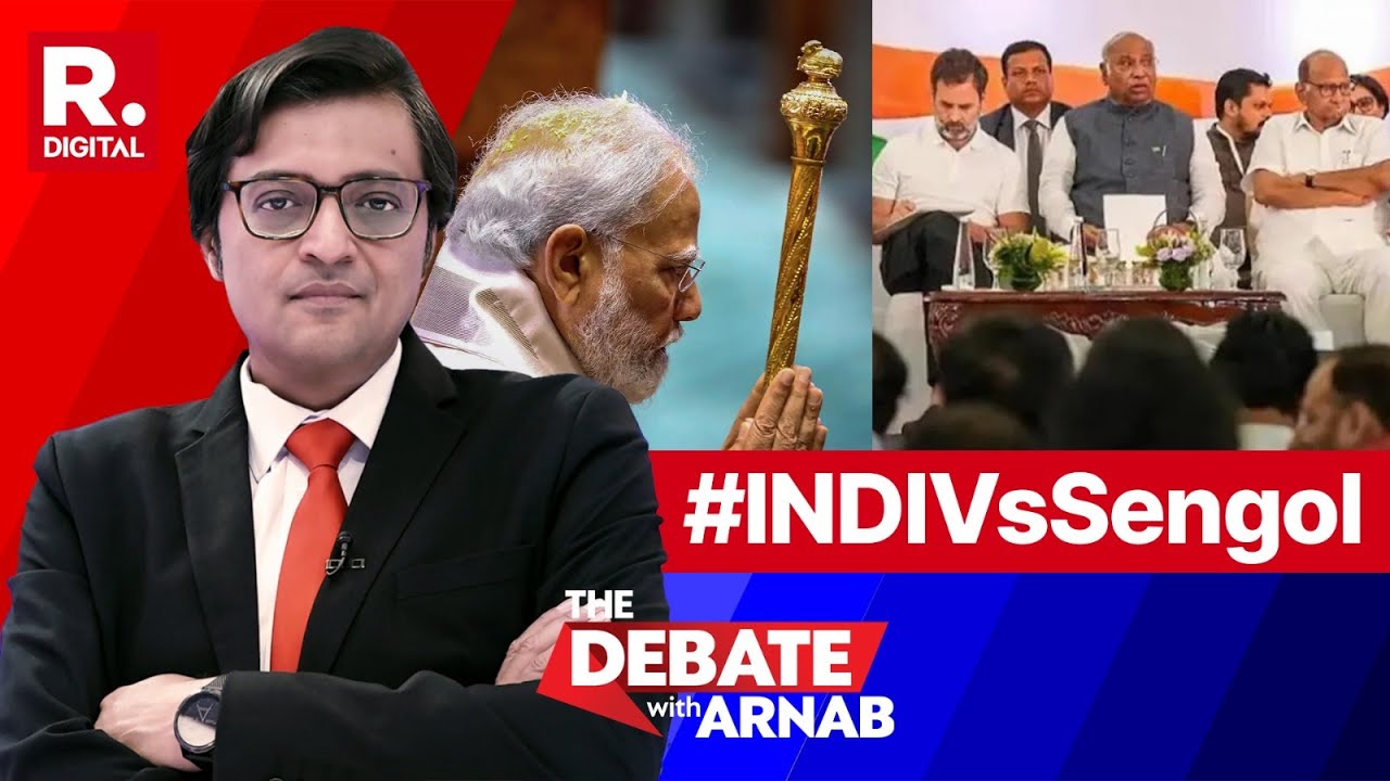 INDI Attacks Sanatan Again, Demands Removal Of Sacred Symbol Sengol | Debate With Arnab