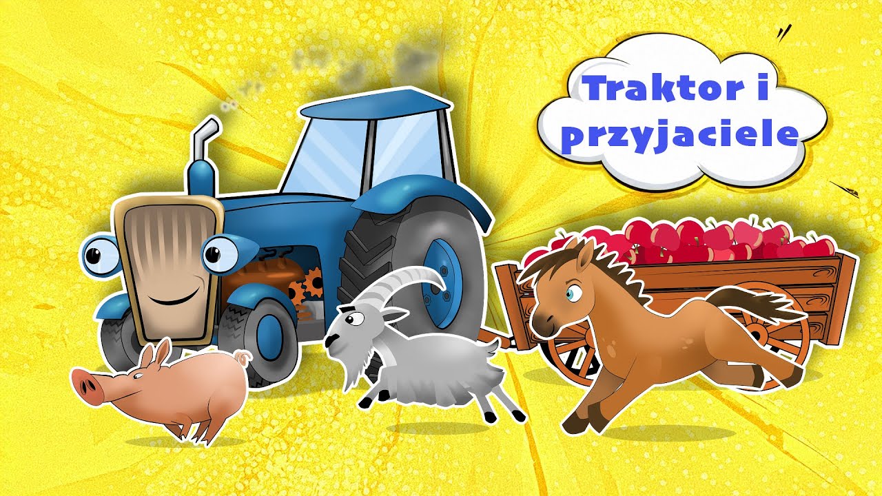 Poszliśmy z Traktorem i jego przyjaci&oacute;łmi zbierać jabłka w sadzie